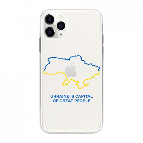 Патріотичний чохол для iPhone 12 Pro Max з малюнком "Ukraine" Патріотичний чохол для iPhone 12 Pro Max з малюнком "Ukraine"